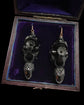 VICTORIAN WHITBY JET ACORN EARRINGS