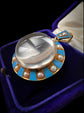 LARGE SCALE VICTORIAN ROCK CRYSTAL DOME PENDANT