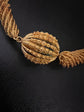 GEORGIAN WOVEN HIGH CARAT GOLD CHAIN NECKLACE