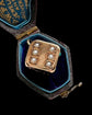 VINTAGE 9CT GOLD GEM SET DICE PENDANT