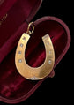 VICTORIAN 18CT GOLD & DIAMOND HORSESHOE PENDANT