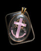 VICTORIAN BISHOPS MITRE ROCK CRYSTAL LOCKET