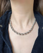 ANTIQUE CHUNKY SILVER ROPE TWIST CHAIN