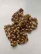 GEORGIAN HIGH CARAT GOLD STAR LINK CHAIN