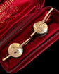 VICTORIAN GARNET & DIAMOND EARRINGS