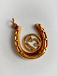 ANTIQUE 9CT GOLD ‘LUCKY 13’ HORSESHOE PENDANT