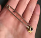 VICTORIAN CHUNKY PIN BROOCH WITH PEARL FLOWER