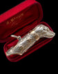VICTORIAN SILVER & GOLD STAR DOG WHISTLE PENDANT
