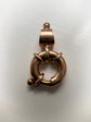VICTORIAN 9CT GOLD BOLT RING WITH ORIGINAL BAIL