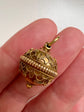 VICTORIAN 10CT GOLD ETRUSCAN REVIVAL SPHERE PENDANT