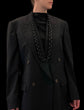 EXTRA LONG VICTORIAN WHITBY JET CHUNKY BELCHER CHAIN