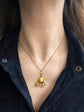 ANTIQUE LOVE FAITH CHARITY 18CT GOLD PENDANT