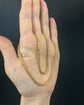 VICTORIAN 15CT GOLD BRAZILIAN / SNAKE LINK CHAIN