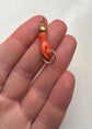 EARLY 19TH CENTURY CORAL HAND PENDANT