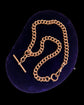 ANTIQUE HEAVY 9CT GOLD CURB ALBERT CHAIN