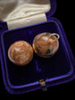 18TH CENTURY EGYPTIAN JASPER & AGATE EGG PENDANT