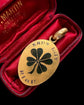 19TH CENTURY FRENCH PLIQUE-A-JOUR ‘SANS LUY RIEN’ 18CT GOLD PENDANT