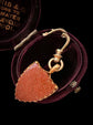 VICTORIAN GOLDSTONE SHIELD PENDANT