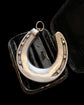 LARGE VICTORIAN SILVER HORSESHOE PENDANT