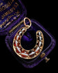 VICTORIAN BANDED AGATE HORSESHOE PENDANT