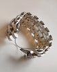 VICTORIAN SUPER CHUNKY SILVER BRACELET