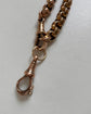 ANTIQUE 9CT GOLD SNAKE DOG CLIP