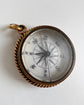 ANTIQUE 15CT GOLD COMPASS PENDANT
