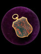 VICTORIAN LARGE 15CT GOLD SHIELD LOCKET PENDANT