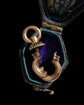 19TH CENTURY 18CT GOLD TWIST DOG CLIP