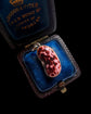 ANTIQUE ENAMEL LUCKY BEAN PENDANT