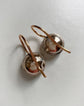 19TH CENTURY PASTE SINGLE STONE EARRINGS