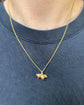 ANTIQUE 9CT GOLD PIG & ACORN PENDANT