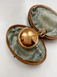 VICTORIAN 18CT GOLD ORB LOCKET WITH CONCEALED SPINNER FOB