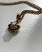 VICTORIAN DIAMOND SOLITAIRE PENDANT