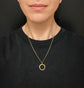 LARGE FRENCH 18CT GOLD BOLT RING