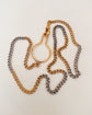 ANTIQUE BI COLOUR PLATINUM & 18CT GOLD CURB CHAIN