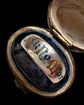 ANTIQUE SILVER & ENAMEL ‘I ASK NO MORE’ RING