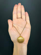EARLY VICTORIAN 15CT GOLD SHELL LOCKET