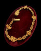 19TH CENTURY GOLD NUGGET BRACELET