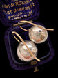 VICTORIAN PURPLE PASTE EARRINGS