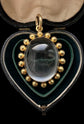 VICTORIAN ROCK CRYSTAL PENDANT WITH BALL FINIAL FRAME