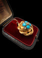 VICTORIAN TURQUOISE & DIAMOND PENDANT