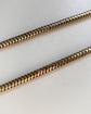 ANTIQUE 15CT GOLD BRAZILIAN / SNAKE LINK CHAIN