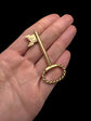 VINTAGE LARGE 9CT GOLD KEY PENDANT
