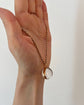 VICTORIAN ROCK CRYSTAL & 15CT GOLD POOL OF LIGHT SPHERE PENDANT