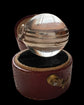 VICTORIAN ROCK CRYSTAL & SILVER POOL OF LIGHT / SPHERE PENDANT