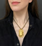 VINTAGE 18CT GOLD HUGE SCARAB BEETLE PENDANT