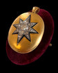 HUGE VICTORIAN DIAMOND STAR LOCKET