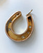 VICTORIAN SUPERSIZED 18CT GOLD & DIAMOND HORSESHOE PENDANT