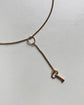 ANTIQUE MINI 9CT GOLD KEY PENDANT